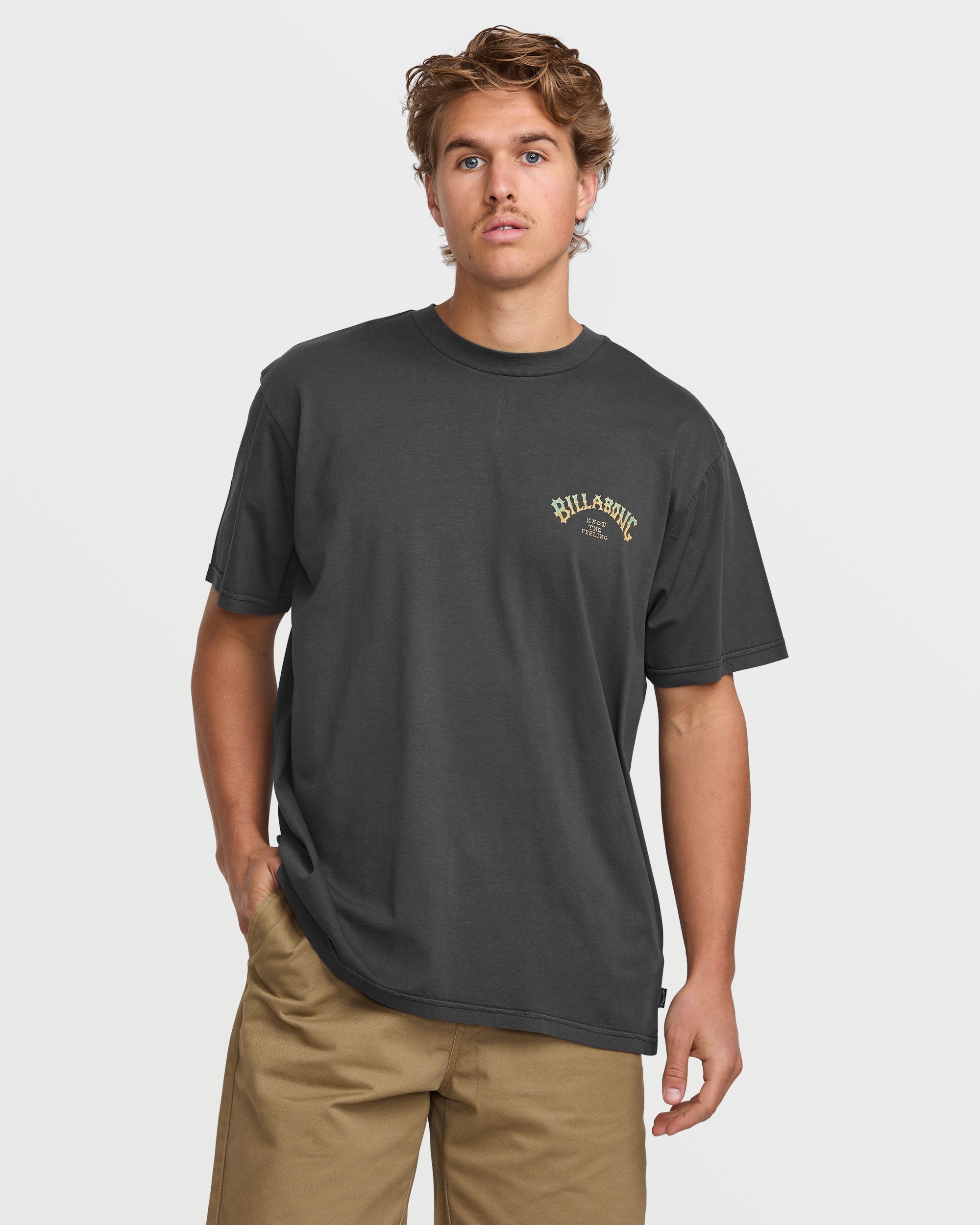Hack Premium Wave Wash Tee - Washed Black - Image 2