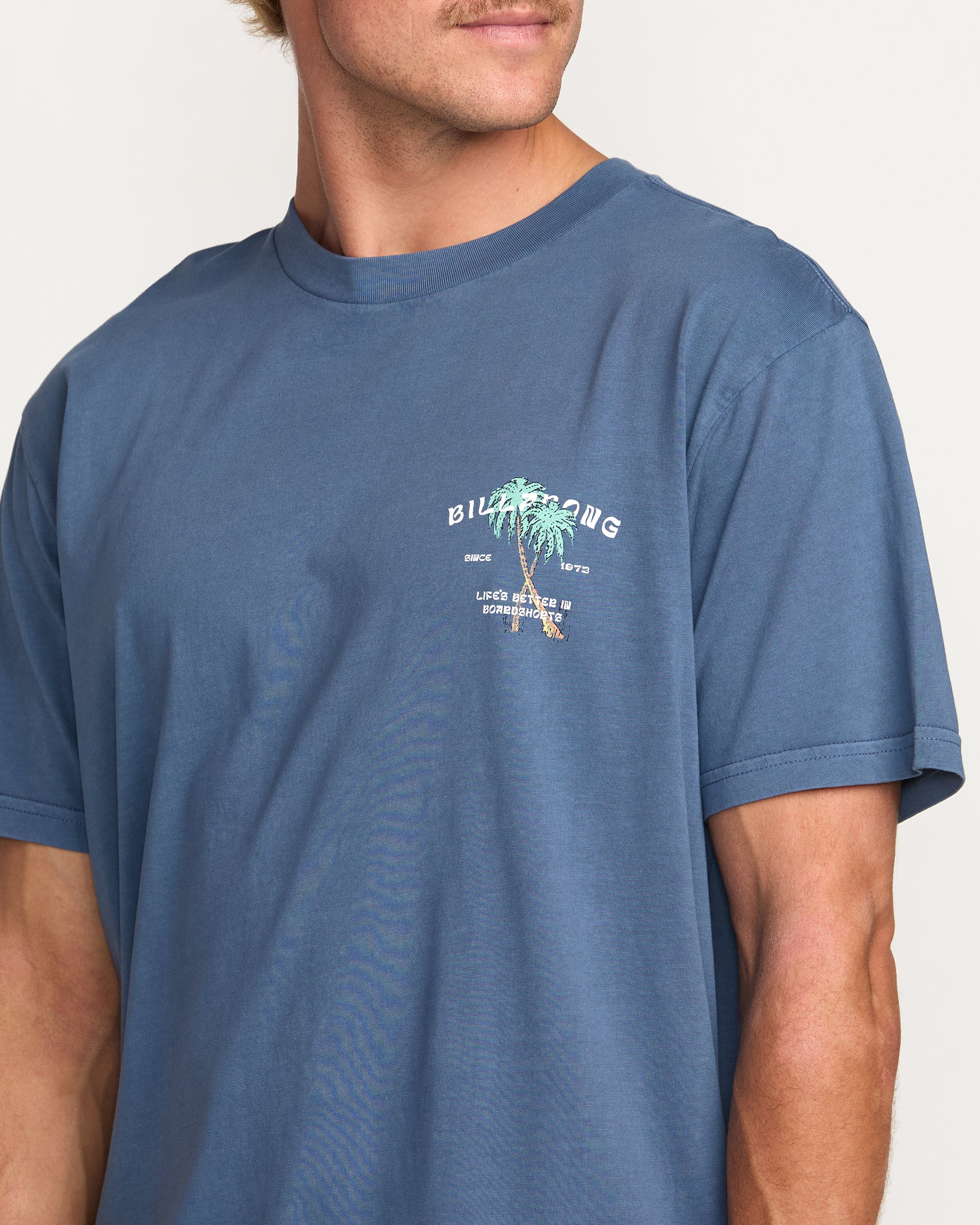 Better Premium Wave Wash Tee - Deep Blue - Image 7