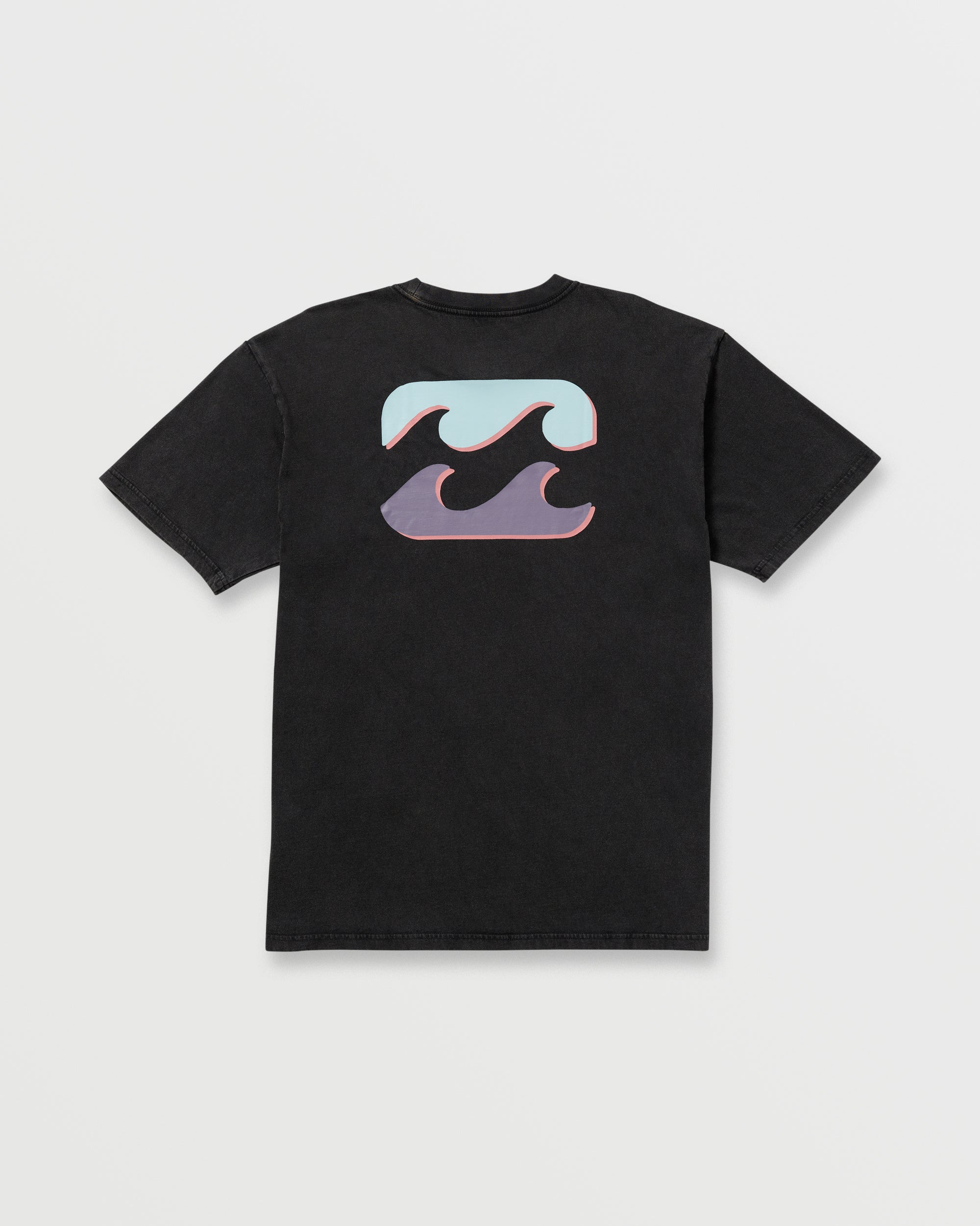 Decal Regular Wave Wash Tee - Washed Black - Image 4