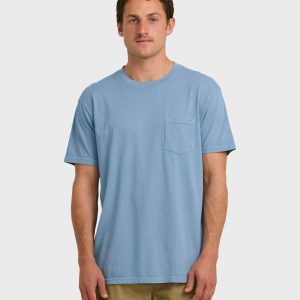 Essential Premium Wave Wash T-Shirt - Denim
