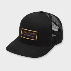 Walled Trucker Hat - Black