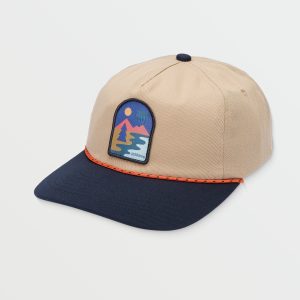 A/Div Strapback Hat - Navy/Khaki