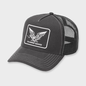 Bird Of Prey Garage Trucker Hat - Black
