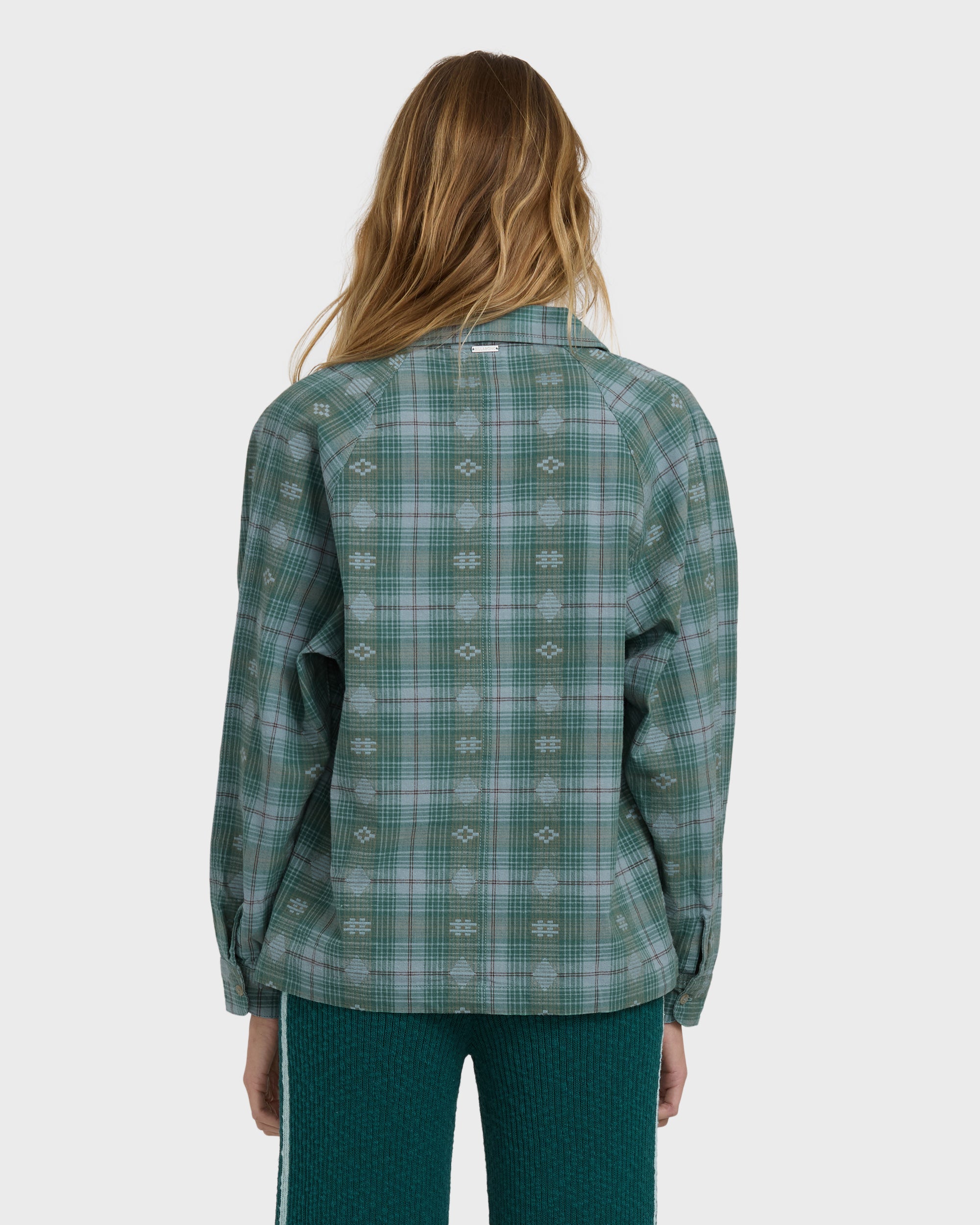 Coastal Breeze Long Sleeve Shirt - Mineral Blue - Image 6