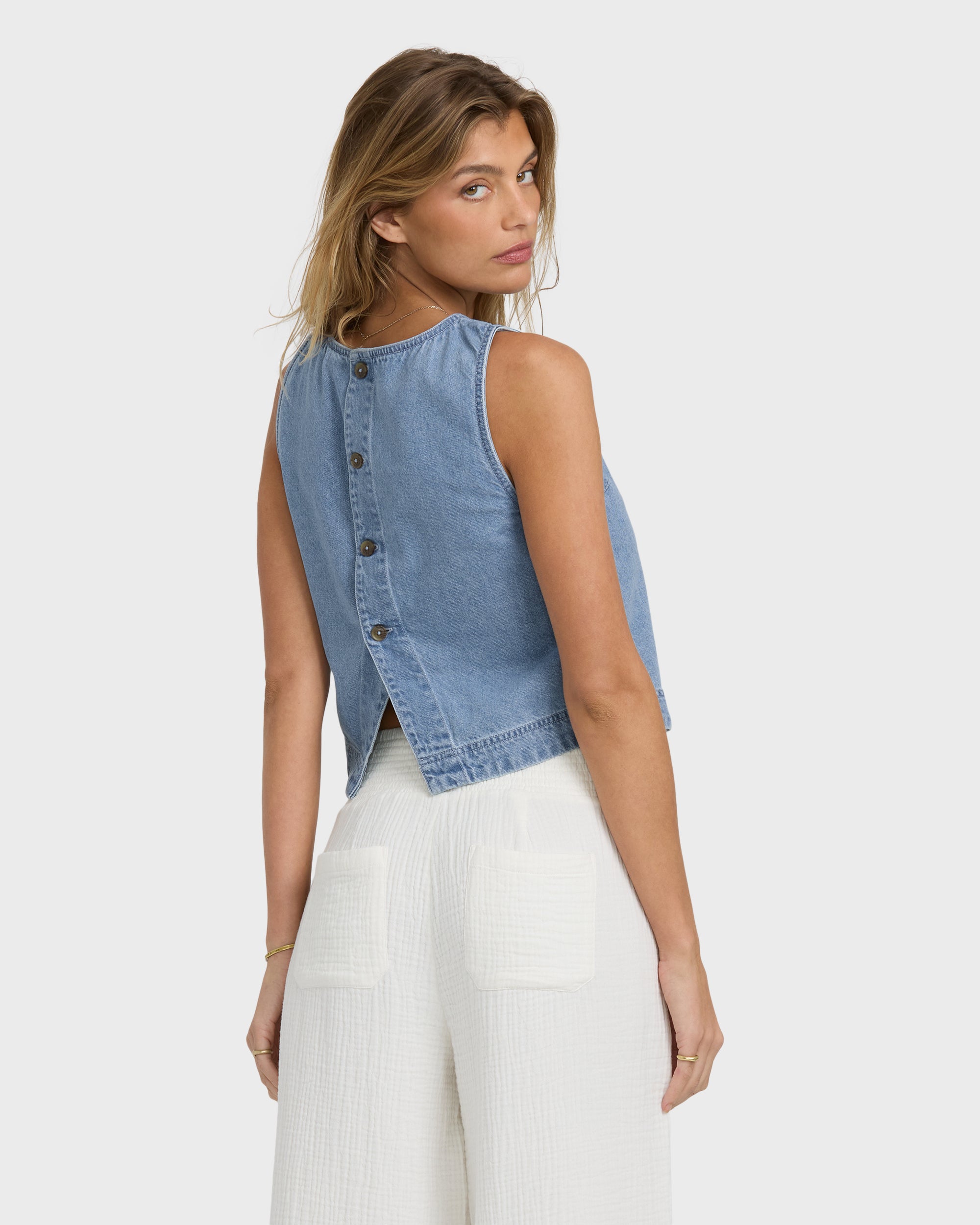 Sea Breeze Tank - Sea Blue - Image 5