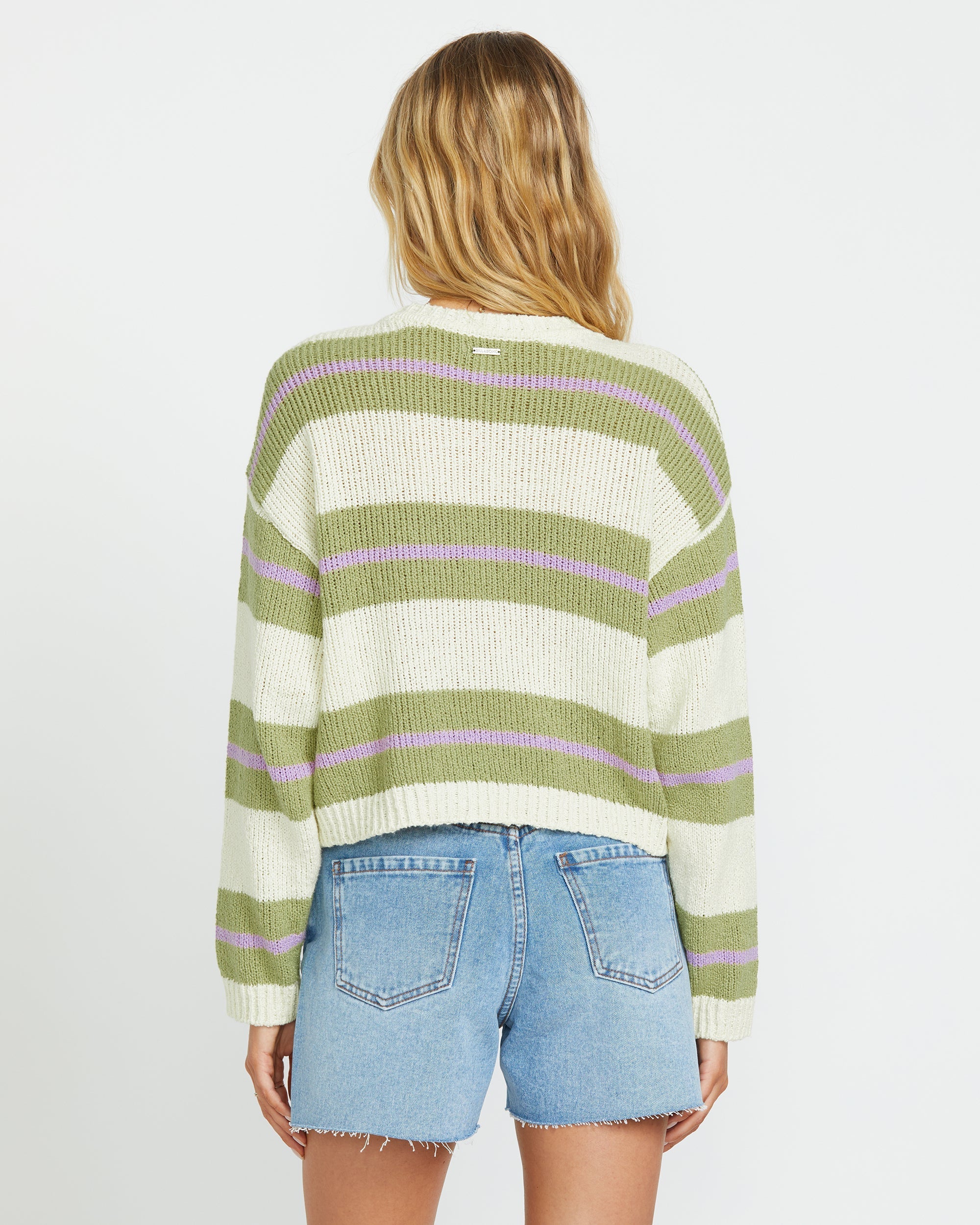 Make It Waves Sweater - Avocado - Image 2