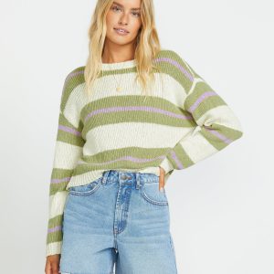 Make It Waves Sweater - Avocado