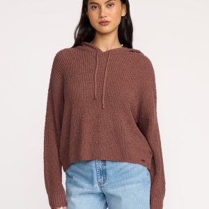 Hot Beachin Hooded Sweater - Espresso