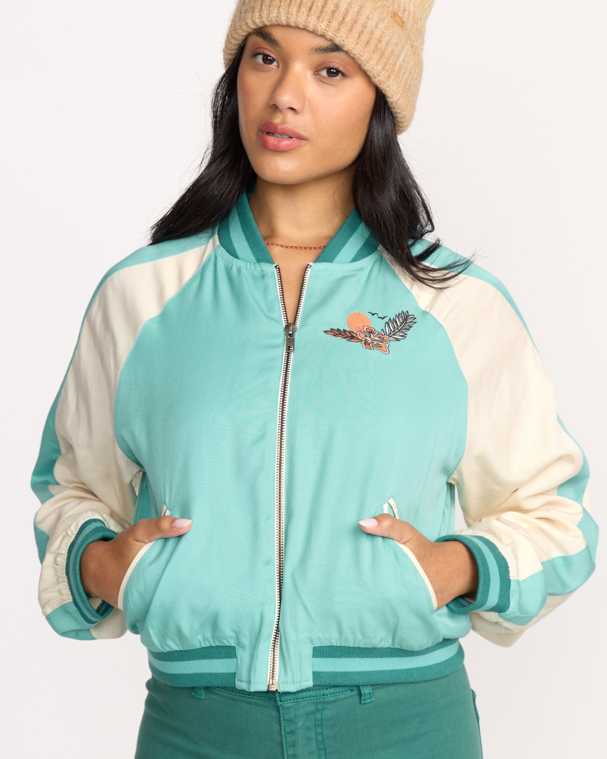 Dream Vacation Souvenir Jacket - Misty Blue - Image 7