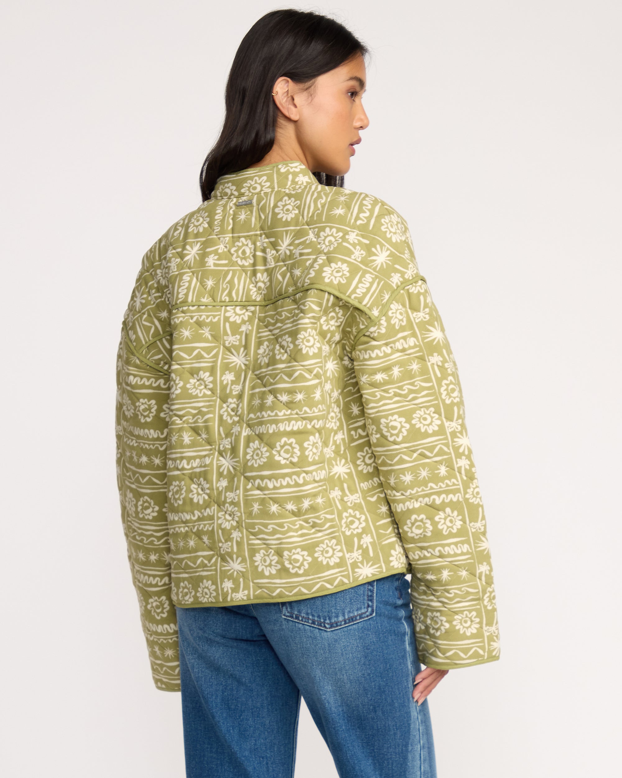 Folk Story Jacket - Green Tea - Image 3