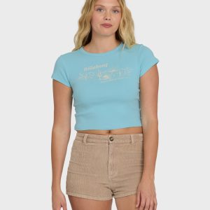 Desert Bound Short Sleeve T-Shirt - Laguna Blue