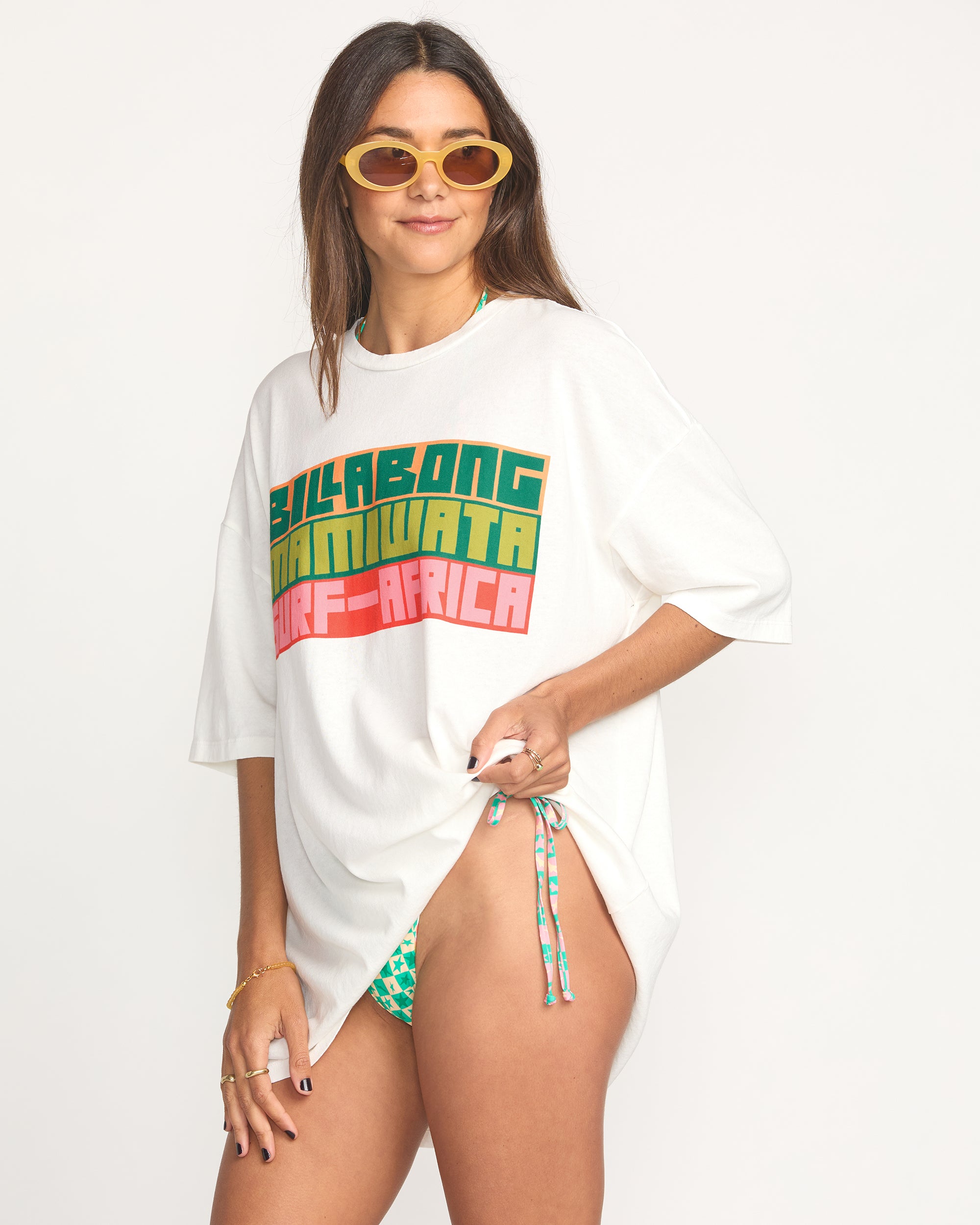 Billabong x Mami Wata Surf Africa Tee - Salt Crystal - Image 4