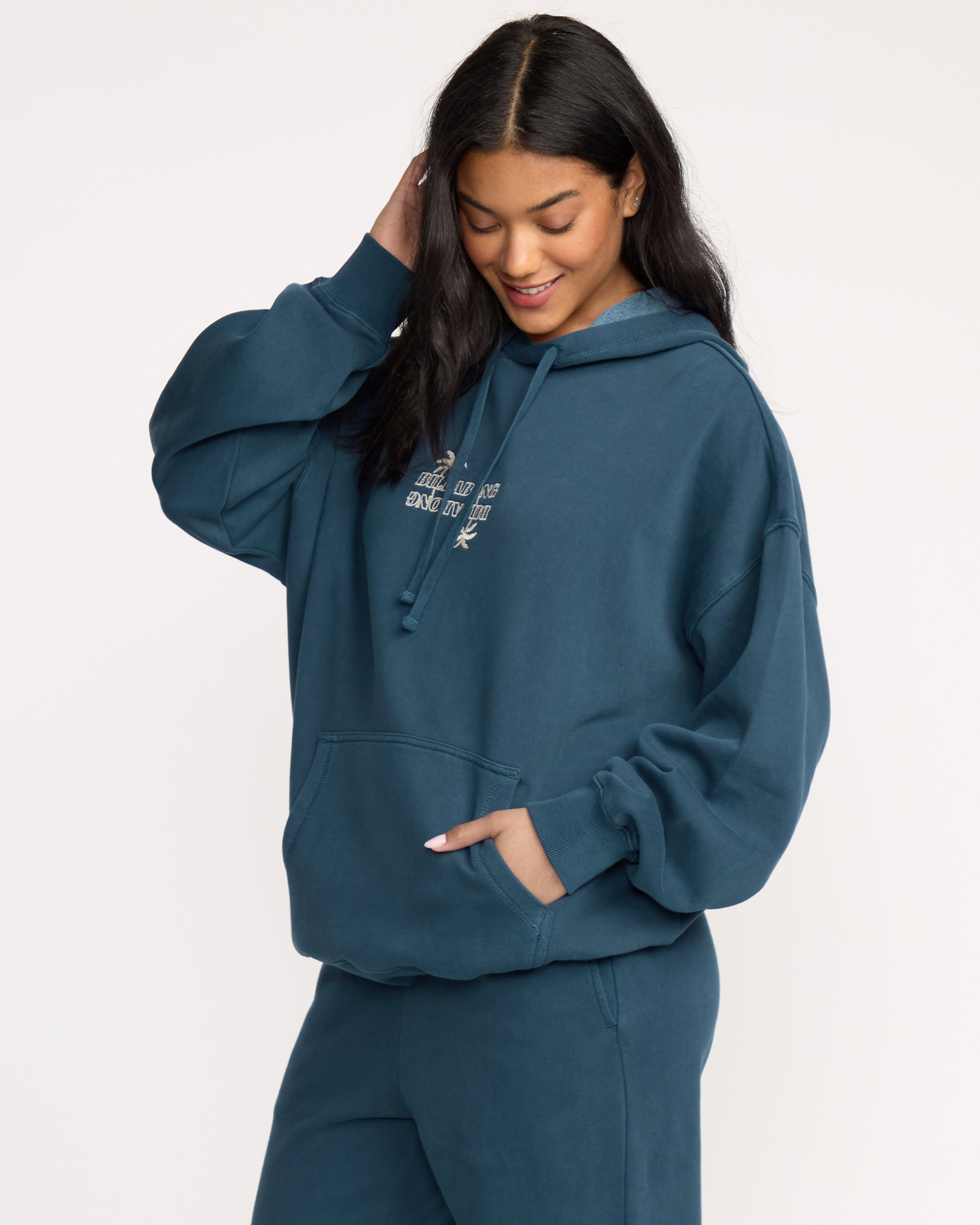 Best Wishes Hoodie - Navy - Image 4