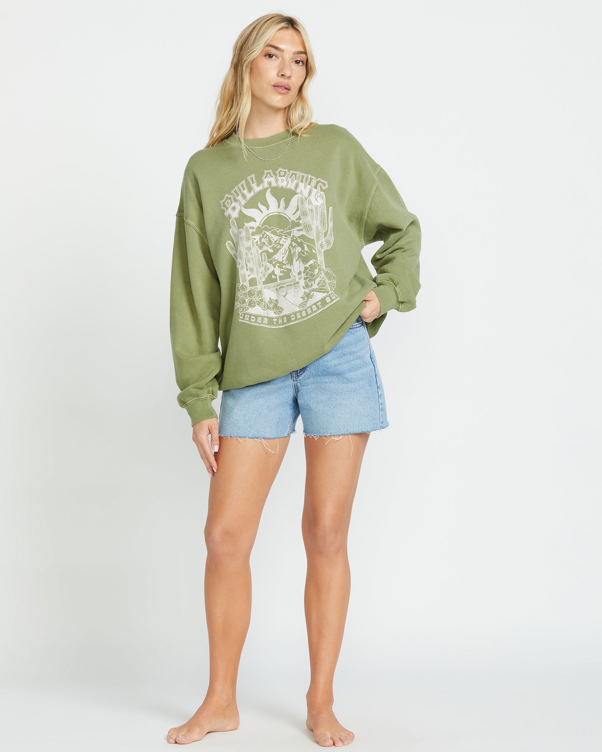 Ride In Crew Sweatshirt - Avocado - Image 3