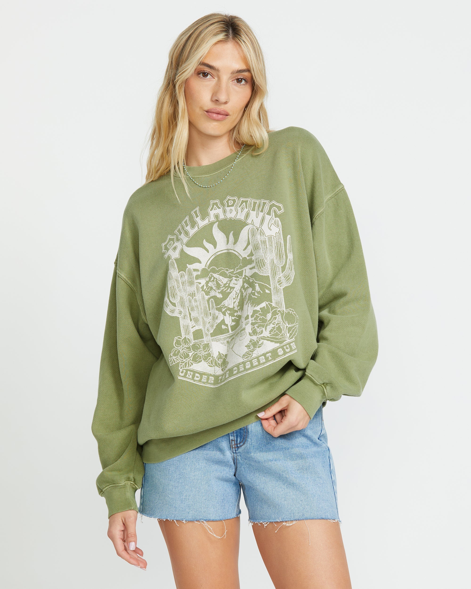Ride In Crew Sweatshirt - Avocado