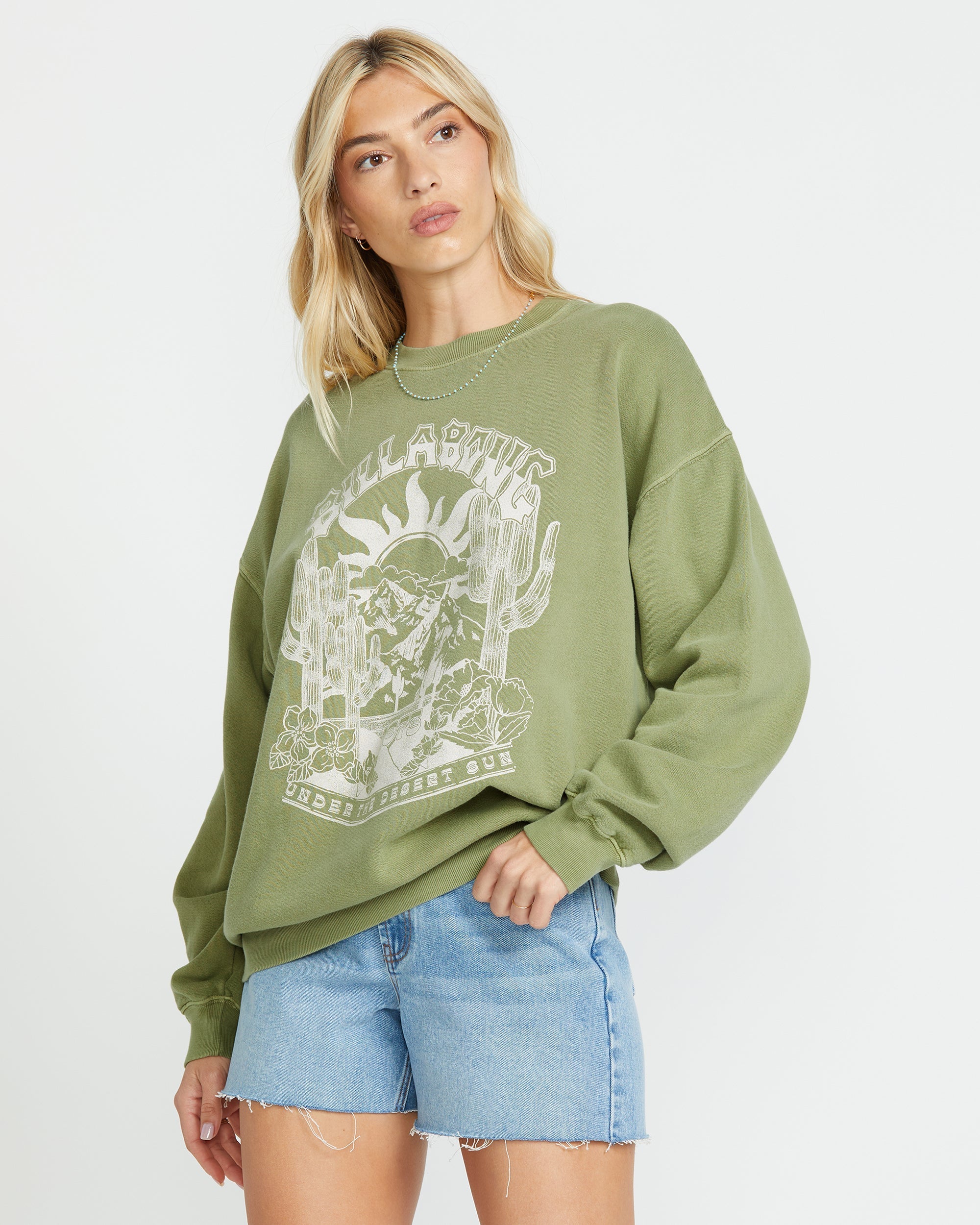 Ride In Crew Sweatshirt - Avocado - Image 4