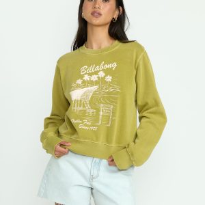 From Paradise Crewneck Sweatshirt - Sea Moss