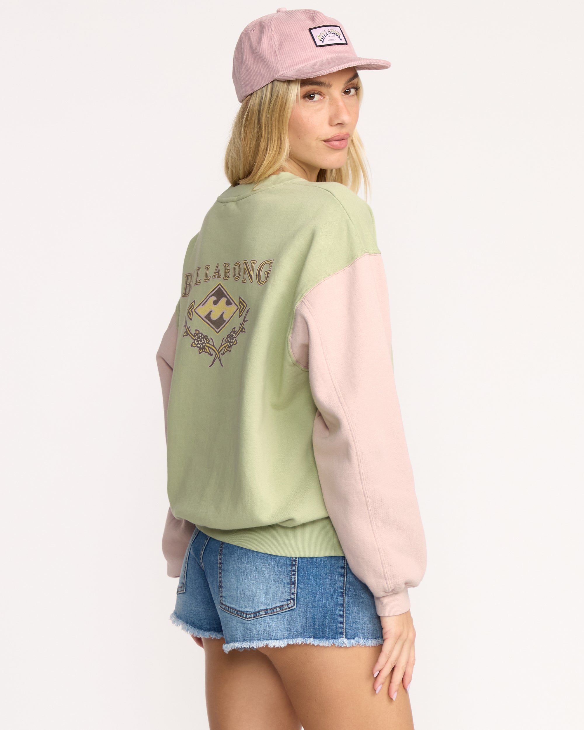 The Original Vibes Kendal Crewneck Sweatshirt - Pistachio - Image 6