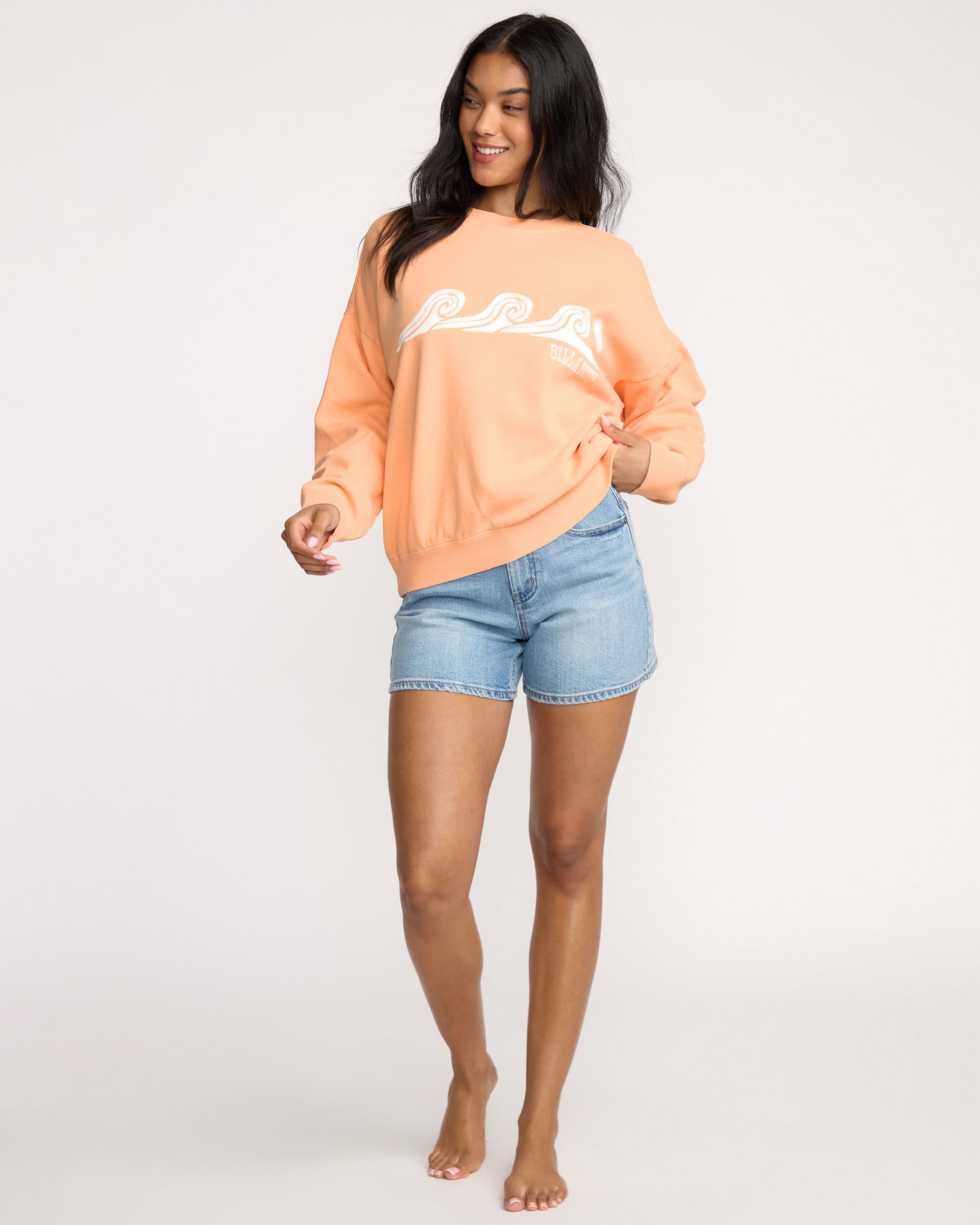 Echo Crewneck Sweatshirt - Sunstone - Image 3