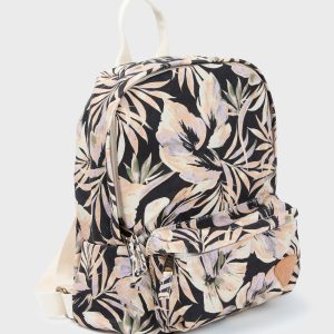 Mini Mama Backpack - Black Floral