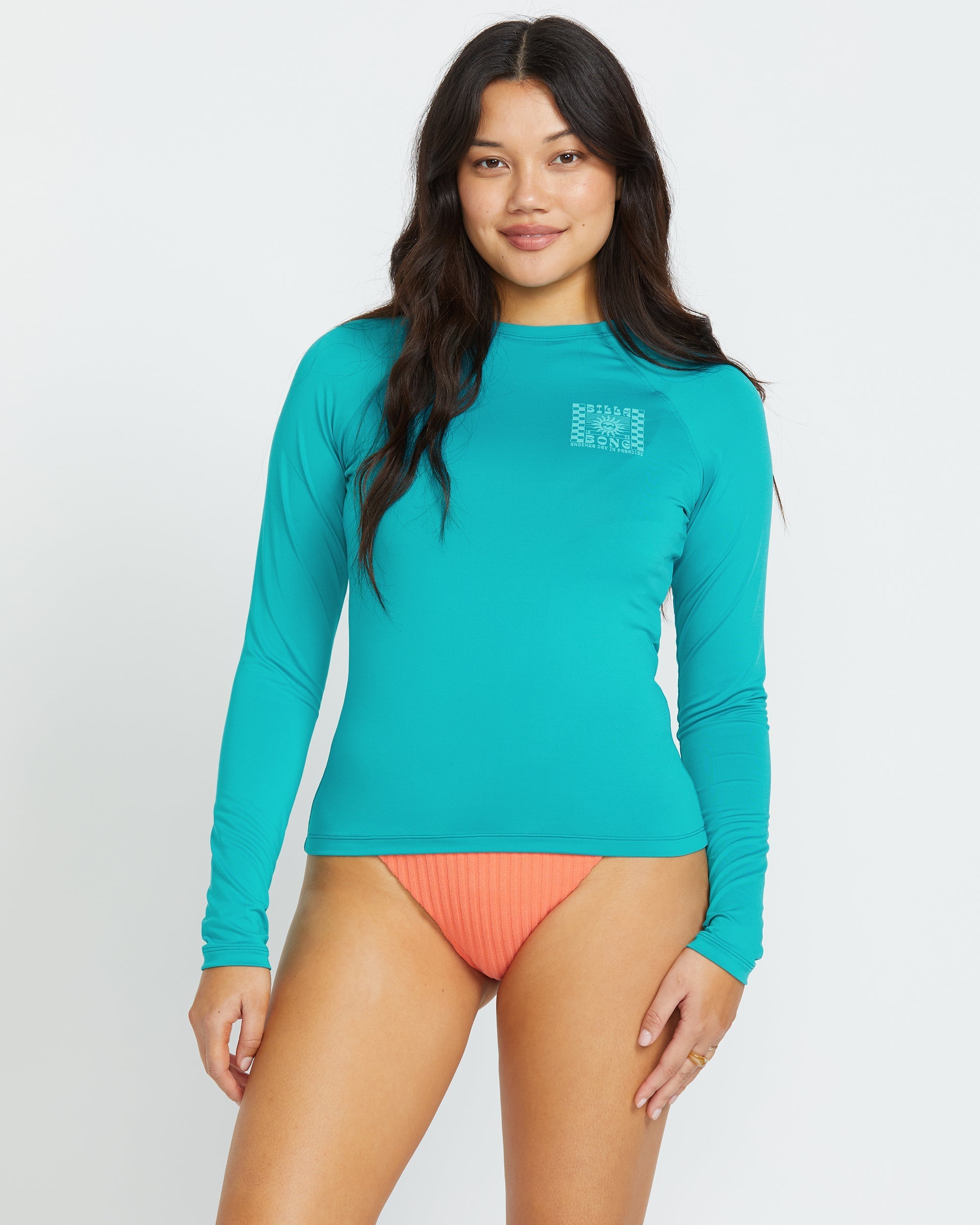 Sol Searcher Rashguard - Blue Lagoon