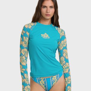 Tropic Shift Long Sleeve Rashguard - Atlantis