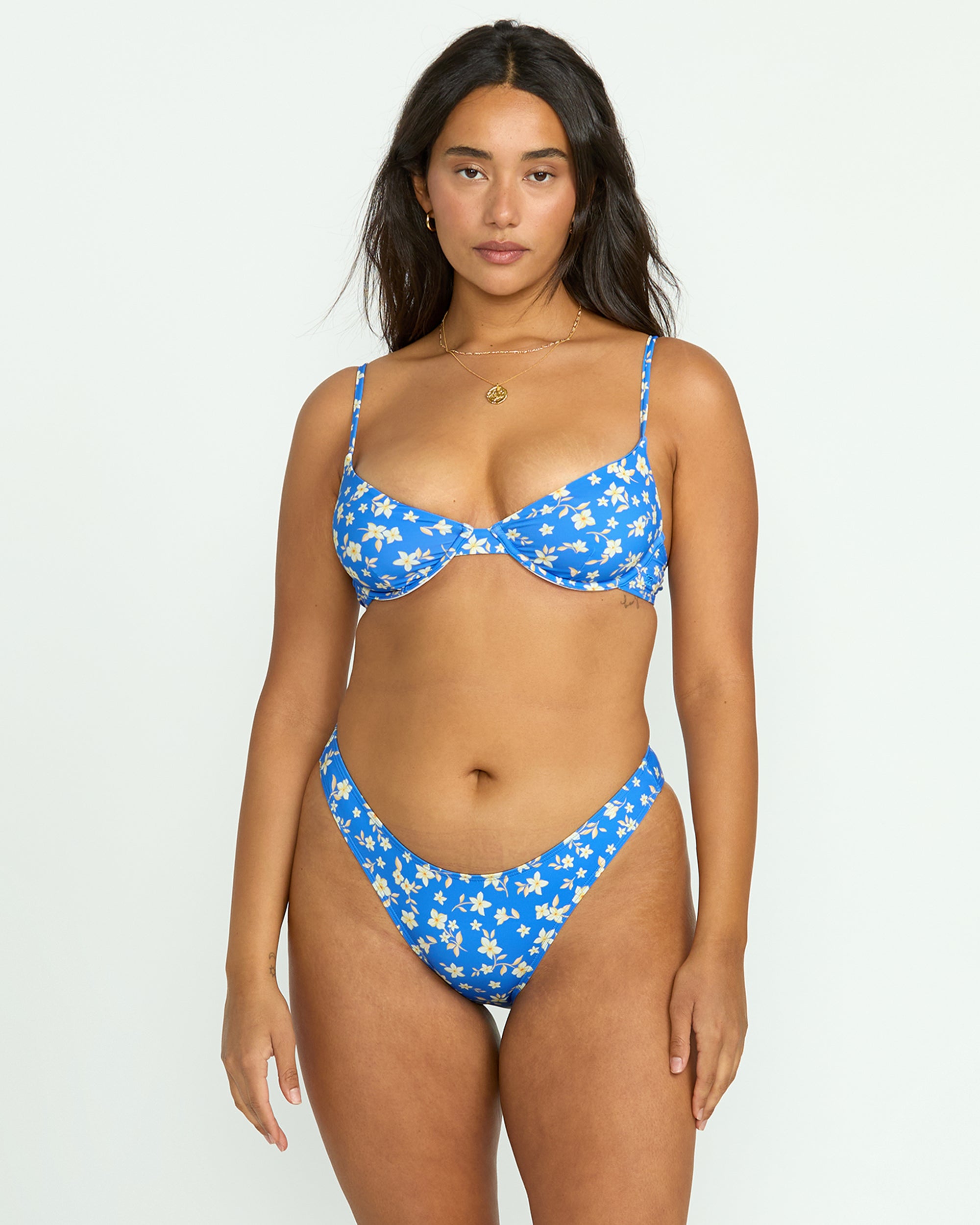 Another Tide Demi Underwire Bikini Top - True Blue