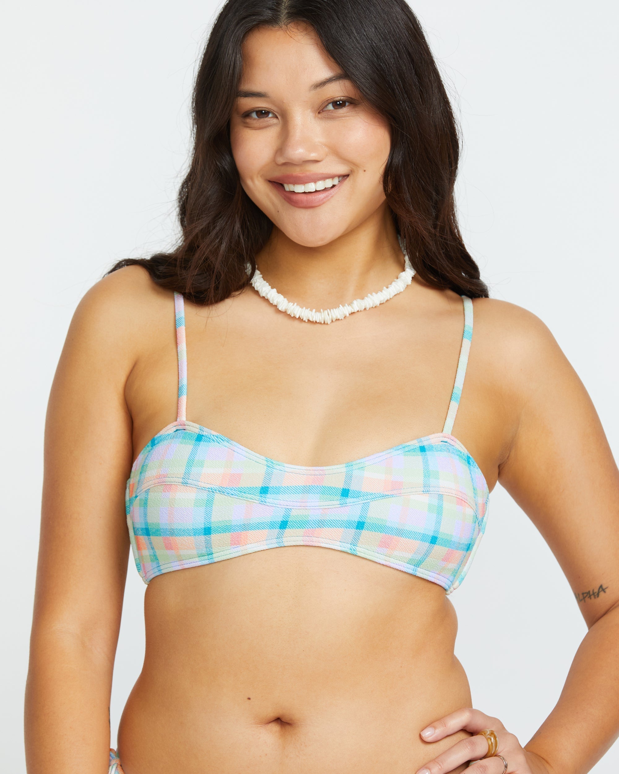 Check The Waves Eve Bralette Bikini Top - Multi - Image 6