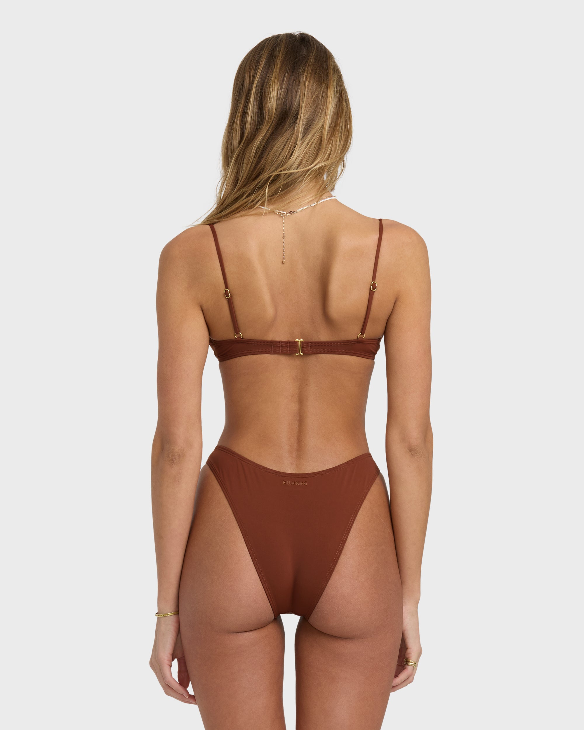 Sol Searcher Jaclyn Crop Bikini Top - Cowhide - Image 2