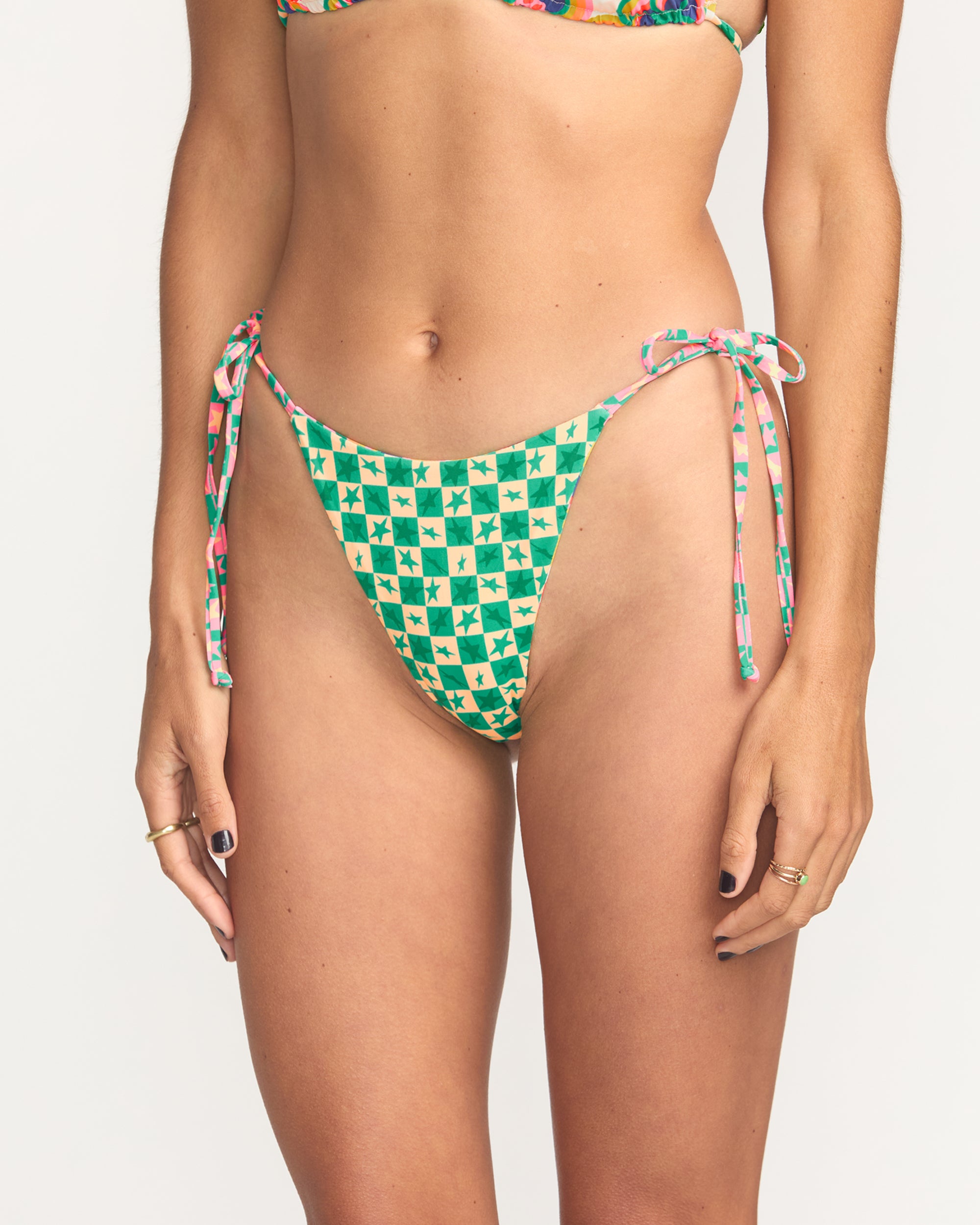 Billabong x Mami Wata Reversible Tie-Side Hike Bikini Bottom - Multi - Image 7