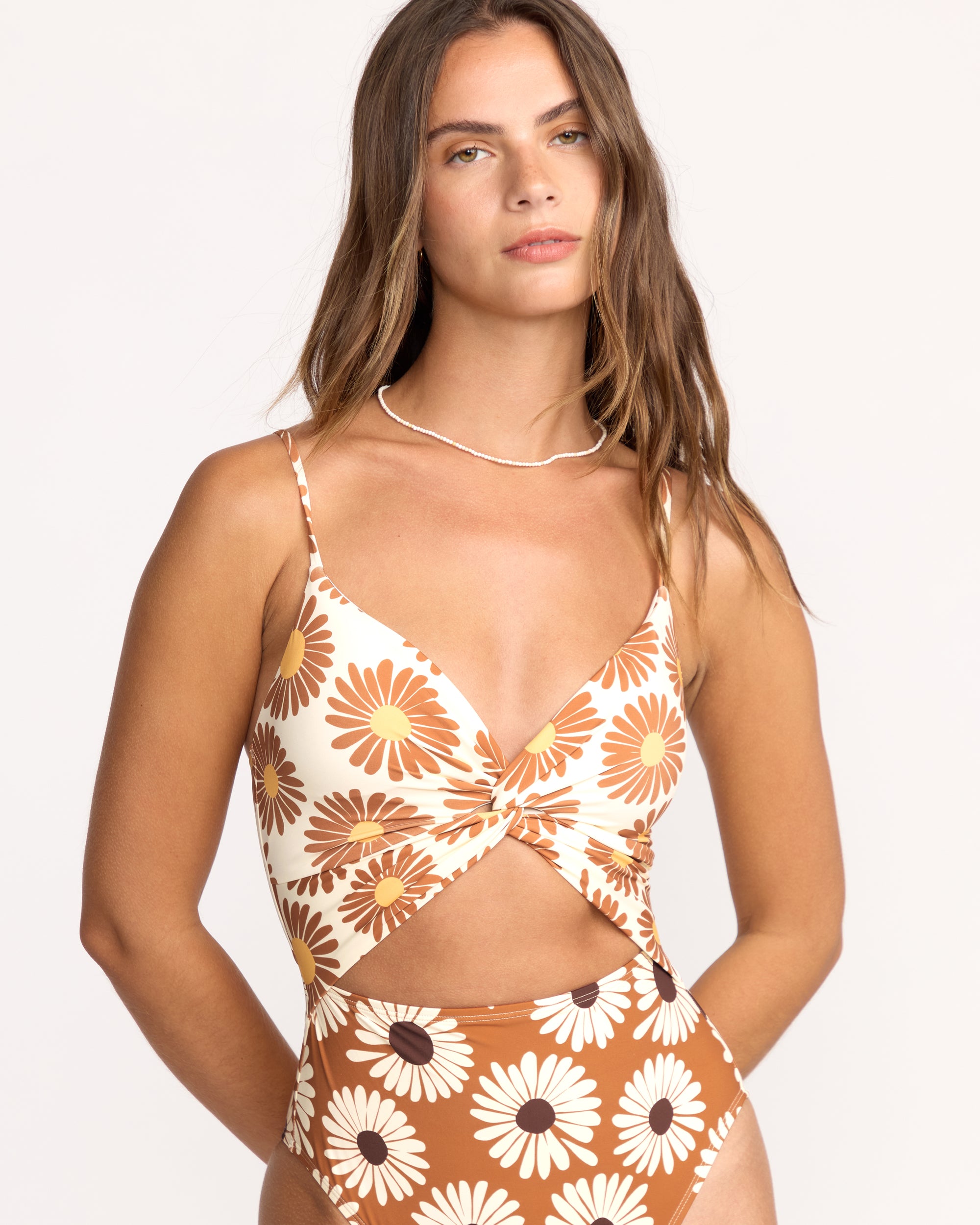 Fresh Daze Mika One-Piece Swimsuit - Sunburnt - Image 5