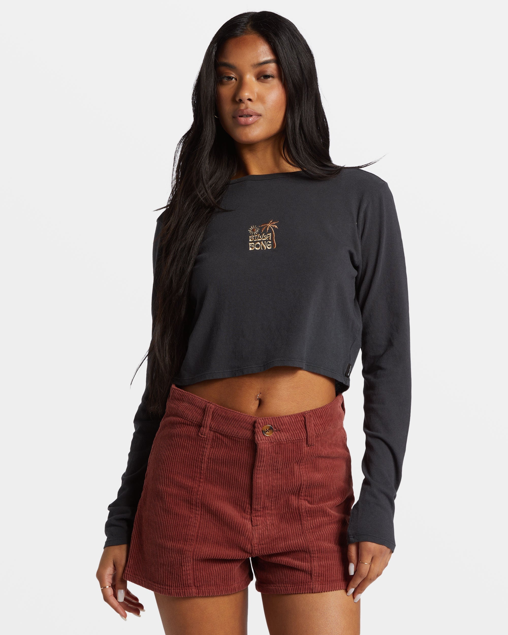 Free Fall Corduroy Shorts - Choc Chip - Image 2