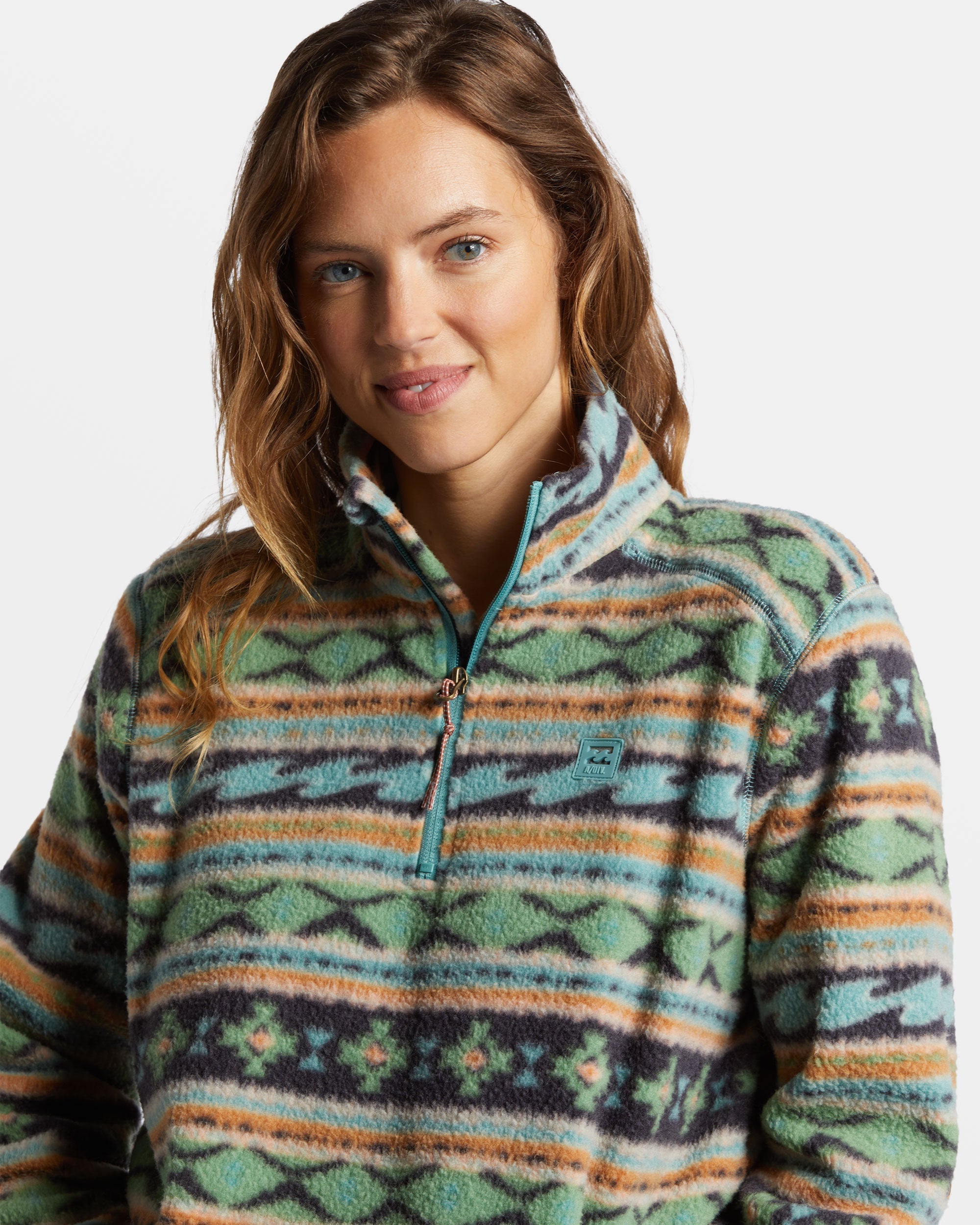 A/Div Boundary Mock 3 Half-Zip Pullover Sweatshirt - Salty Sage - Image 5