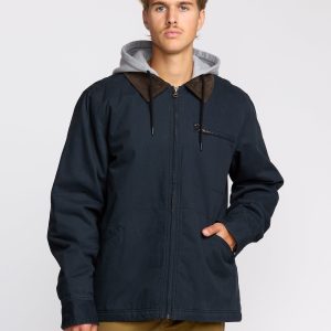 Barlow Hooded Jacket - Navy
