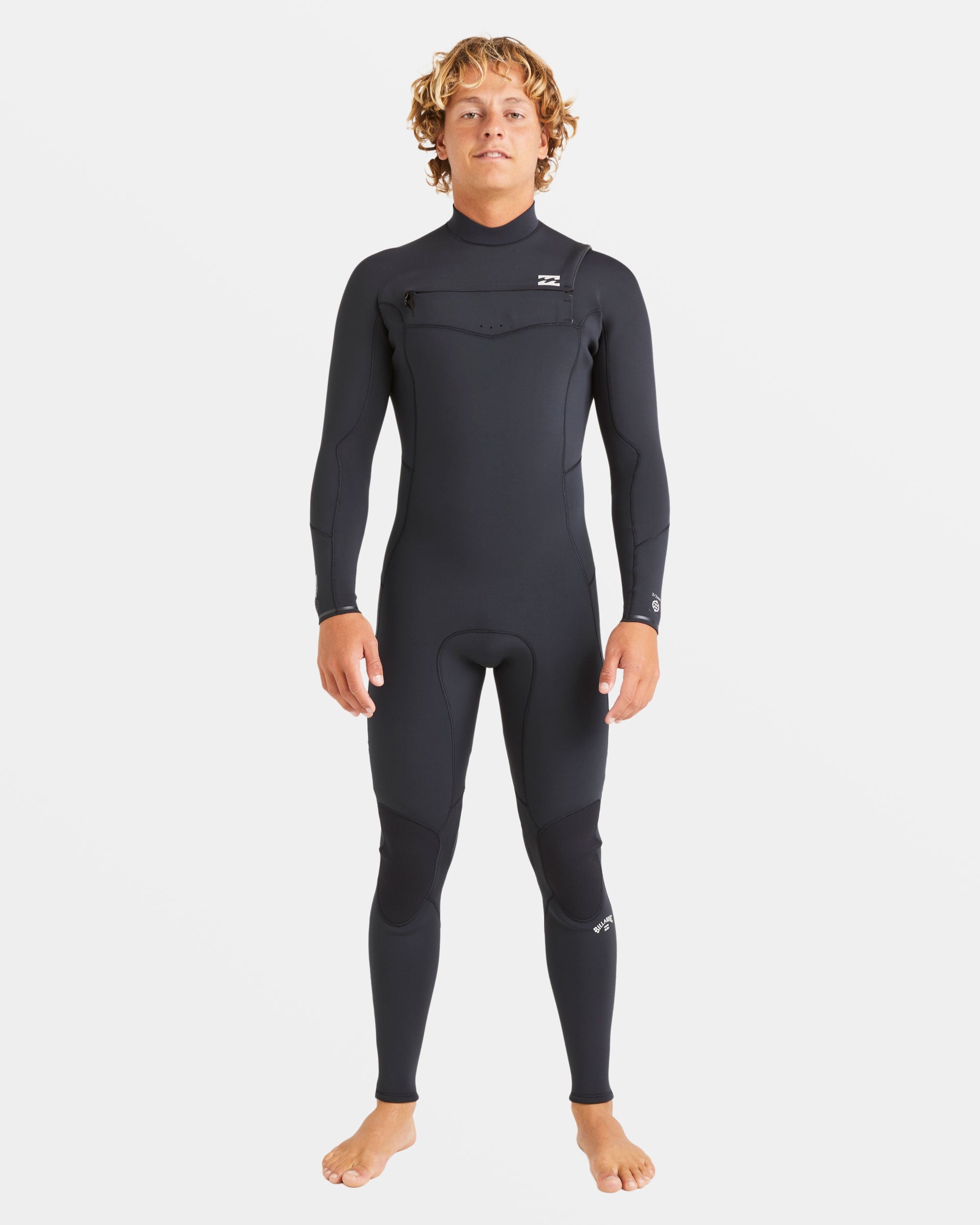 3/2mm Absolute Natural Upcycler GBS Chest Zip Wetsuit - Black - Image 9