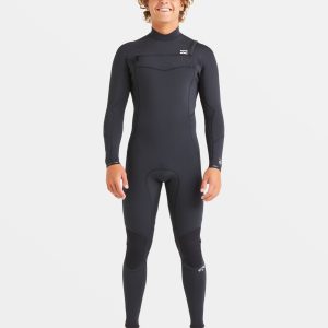 3/2mm Absolute Natural Upcycler GBS Chest Zip Wetsuit - Black