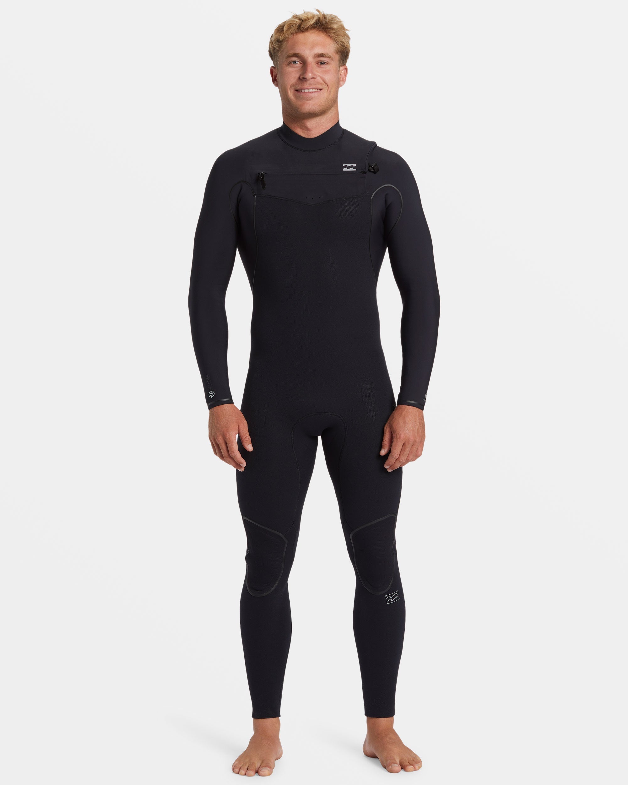 3/2mm Furnace Natural Upcycler GBS Chest Zip Wetsuit - Black