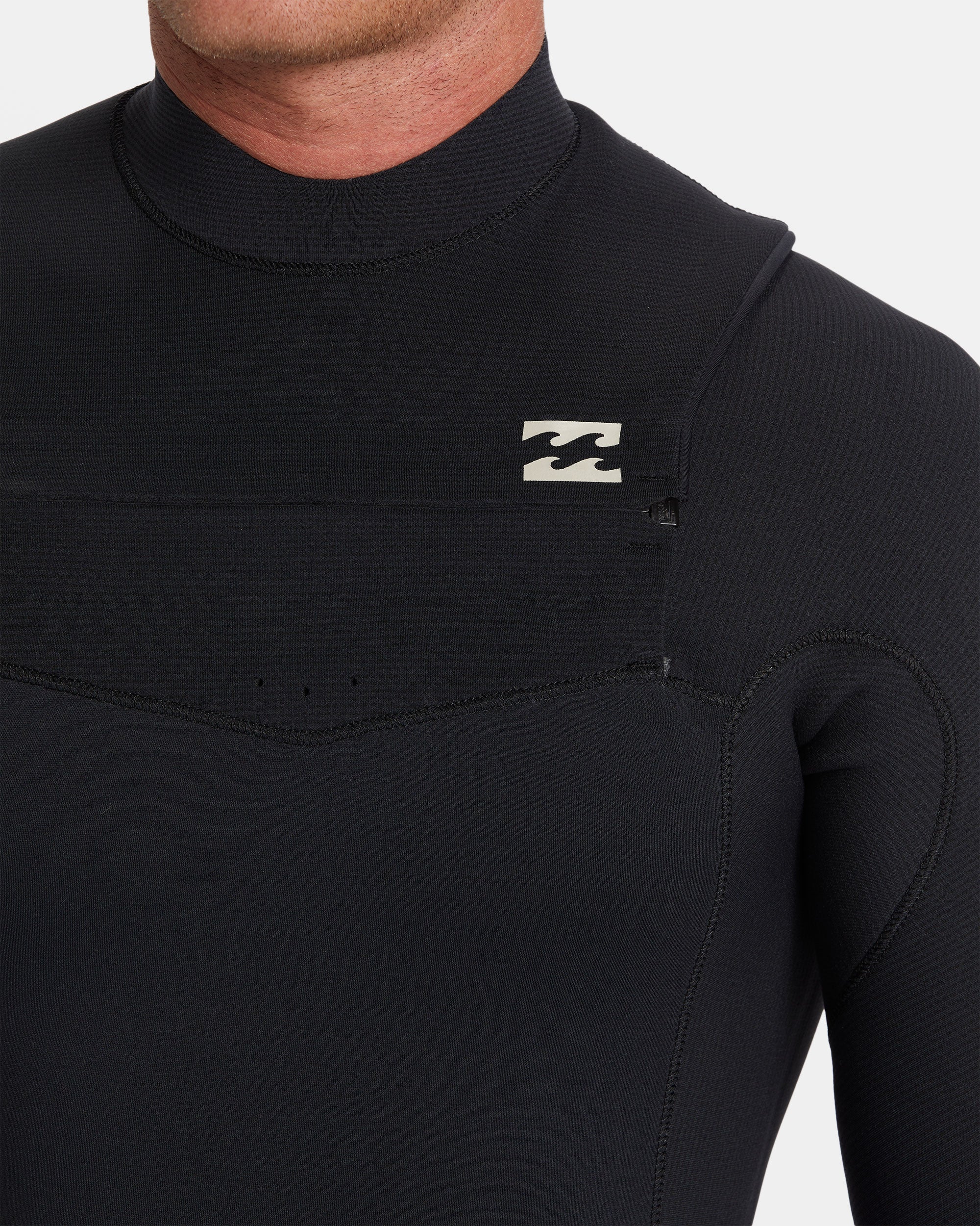 4/3mm Revolution Natural Upcycler GBS Chest Zip Wetsuit - Black - Image 6
