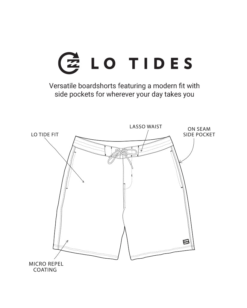 Every Other Day Lo Tide 18 Boardshorts - Gray Violet - Image 3