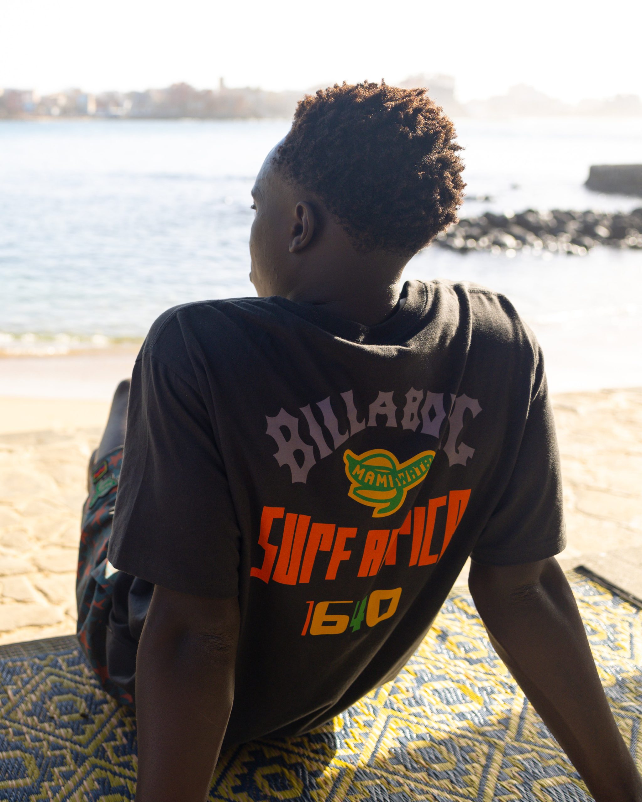 Billabong x Mami Wata Surf Africa Regular Tee - Washed Black