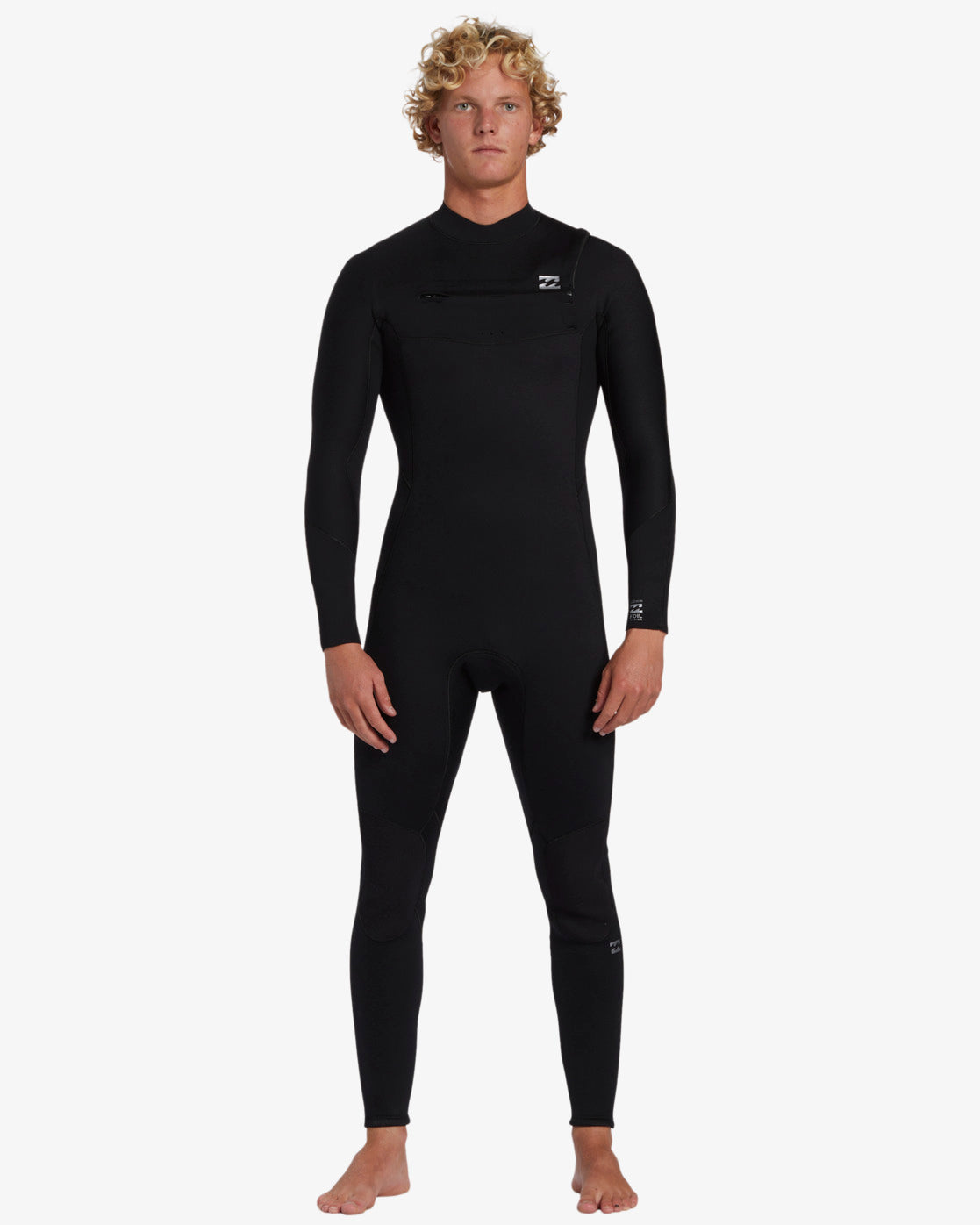 3/2mm Foil GBS Chest Zip Wetsuit - Black