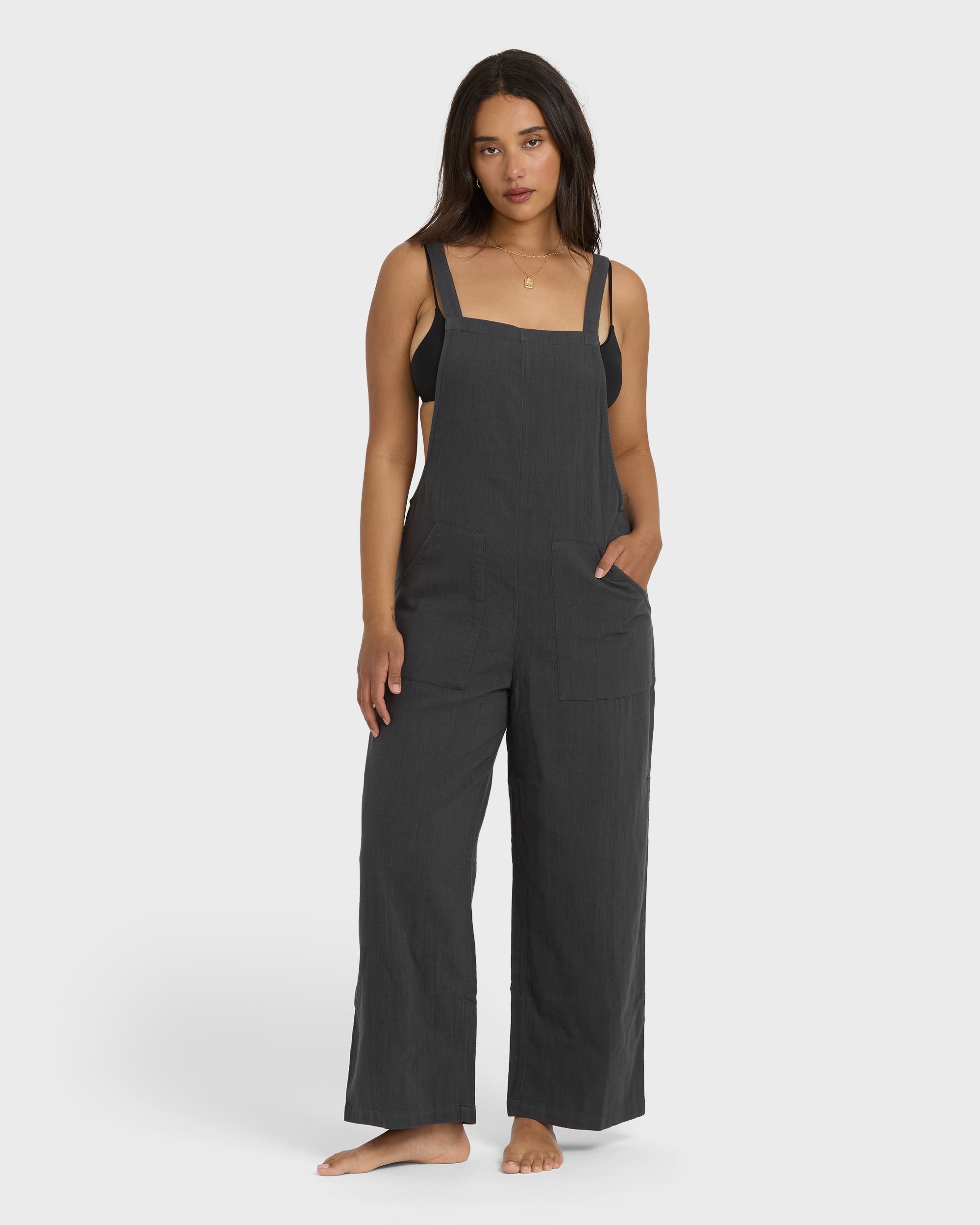 Pacific Time Jumpsuit - Black Sands - Image 8