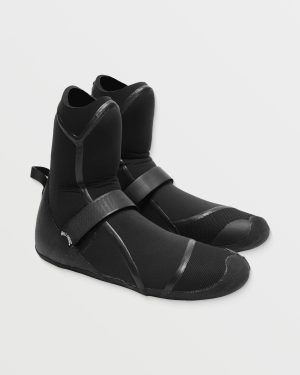 7mm Furnace Upcycler Welded Round Toe Wetsuit Boots - Black